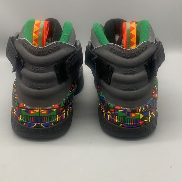 Nike Air Raid Peace"Bundle" Size 8.5 Dark Grey Black-Multicolor - Picture 4 of 7